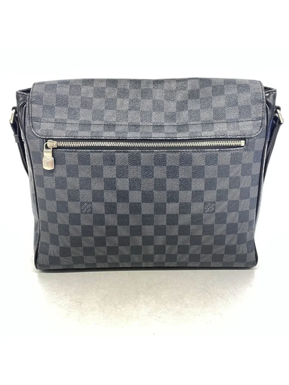 Louis Vuitton Shoulder Bag Damier Graphite District Mmnm Black